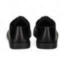 Blucher Liso Piel Negro  CAMPER