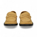 Mocasin Antifaz ante Beige  CAMPER