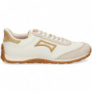 Deportivo Ante+malla Blanco  CAMPER