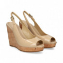 Abierto Punta y Talon Charol Rosa  MICHAEL KORS