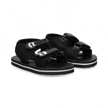 Sandalia Velcros Neopreno+piel Negro  KARL LAGERFELD KIDS