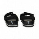 Sandalia Velcros Neopreno+piel Negro  KARL LAGERFELD KIDS