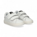 Deportivo 2 Velcros Piel Blanco  KARL LAGERFELD KIDS