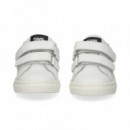 Deportivo 2 Velcros Piel Blanco  KARL LAGERFELD KIDS