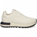 Deportivo Piel Blanco  EMPORIO ARMANI