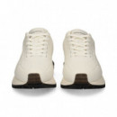 Deportivo Piel Blanco  EMPORIO ARMANI