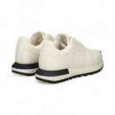 Deportivo Piel Blanco  EMPORIO ARMANI