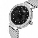 Reloj Smartwatch con Brazalete de Acero y Zirconias S-connect  TOUS