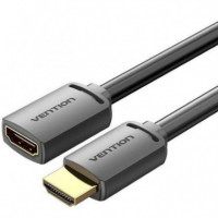 VENTION Cable Extensor HDMI 2.0 4K Macho/hembra 1M Negro