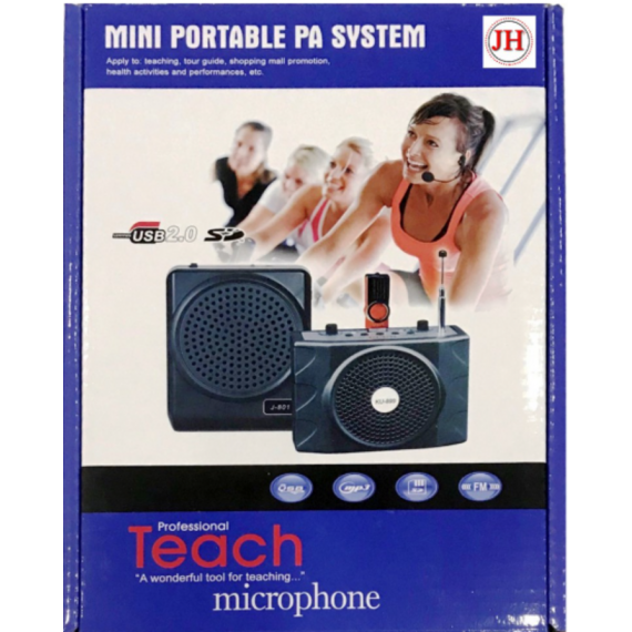 Altavoz Bluetooth Portátil con Micrófono Profesional para Profesores