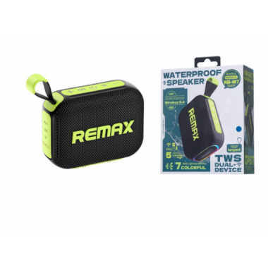 Altavoz Inal&aacute;mbrico Port&aacute;til Remax RB-M7 Impermeable IP67 Negro