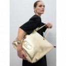 Shopper Desestructurado Dorado de LOLA CASADEMUNT