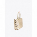 Shopper Desestructurado Dorado de LOLA CASADEMUNT