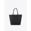 Shopper Desestructurado Pespuntes Monograma de LOLA CASADEMUNT