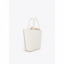 Shopper Desestructurado Pespuntes Monograma de LOLA CASADEMUNT