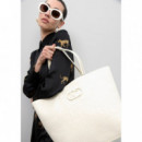 Shopper Desestructurado Pespuntes Monograma de LOLA CASADEMUNT