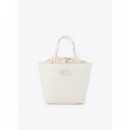 Shopper Desestructurado Pespuntes Monograma de LOLA CASADEMUNT