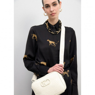 Bandolera Pespuntes Monograma de LOLA CASADEMUNT