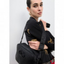 Bandolera Pespuntes Monograma de LOLA CASADEMUNT