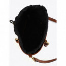 Mini Capazo Leopardo y Efecto Piel de LOLA CASADEMUNT