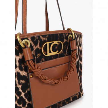 Shopper Leopardo y Efecto Piel de LOLA CASADEMUNT