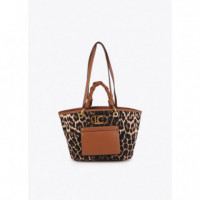 Shopper Leopardo y Efecto Piel de LOLA CASADEMUNT