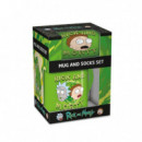 Pack Taza y Calcetines Rick y Morty  PYRAMID