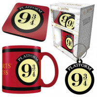 Pack Taza con Llavero Plataforma 9 3/4 Harry Potter  PYRAMID