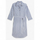 TOMMY HILFIGER - Ess Poplin Reg Shirt Dress - 04T - F|WW0WW49773/04T