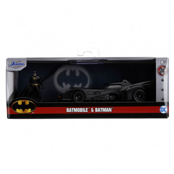Blister Figura Batman y Batmovil 1989 Metal Dc Comics  JADA