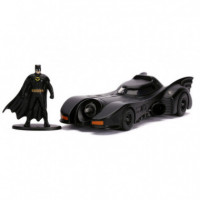 Blister Figura Batman y Batmovil 1989 Metal Dc Comics  JADA