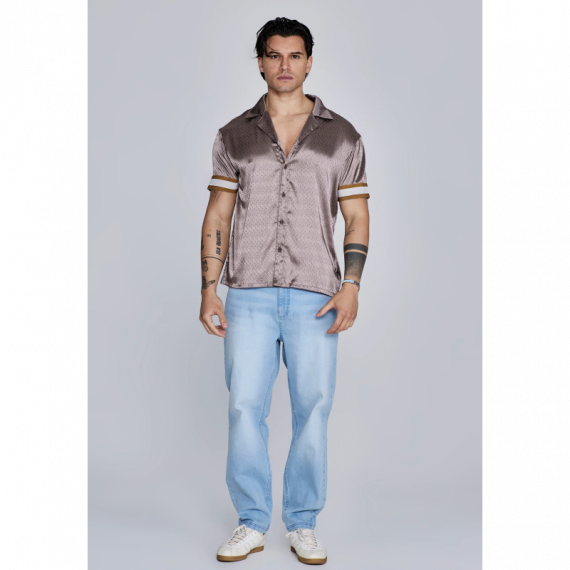 Camisa SikSilk Marrón