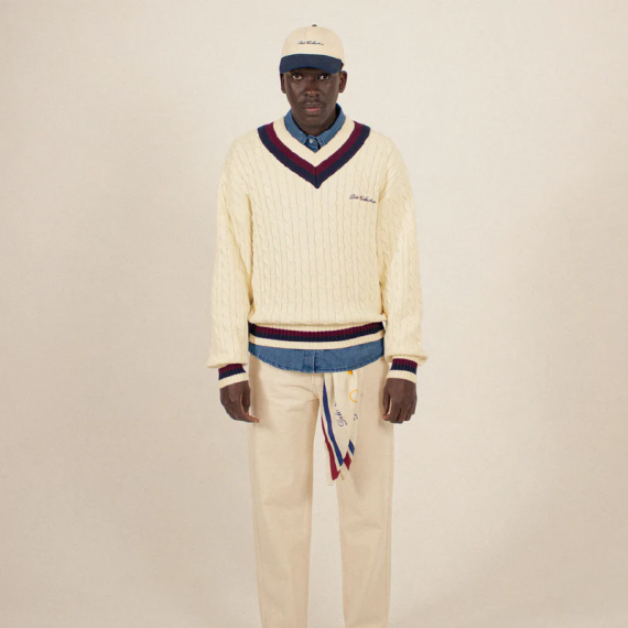 Sudadera Dito Collection Cable Blanco - Guanxe Atlantic Marketplace