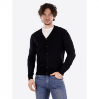 Jersey Cardigan Gianni Lupo Negro