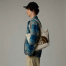 Bolsos Bolso THE NORTH FACE Tote Algodón Weimaraner Brown Large Logo Print