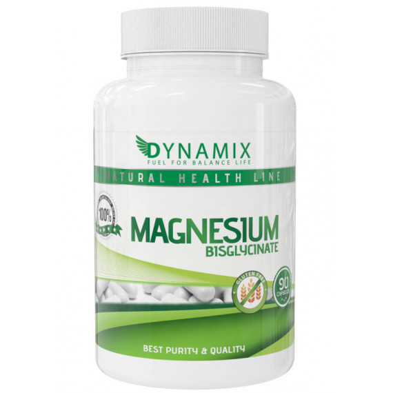Magnesio Bisglicinato Alta Absorcion - Gluten Free Dynamix - 90 Tabs  LIFE PRO