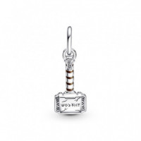 PANDORA Marvel Charm Colgante en Plata de Ley Martillo de Thor los Vengadores de Marvel 790483C01
