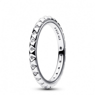 PANDORA Anillo en Plata de Ley Pir&aacute;mides 192800C01