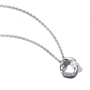 PANDORA Collar en Pav&eacute; y Perla Cultivada de Agua Dulce​ 393303C01