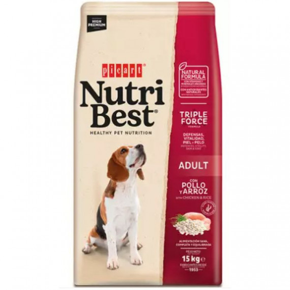NUTRIBEST Perro Adulto Pollo 15 Kg