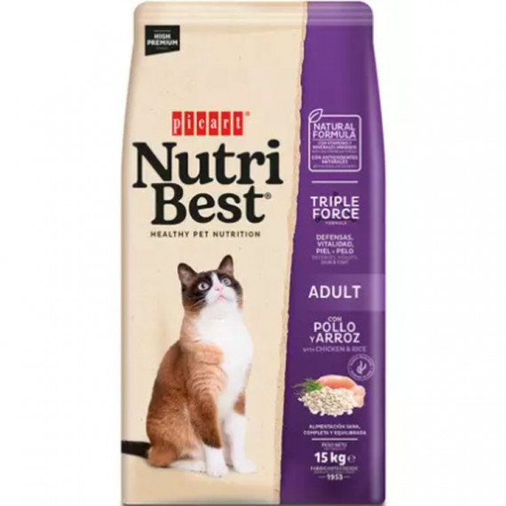 NUTRIBEST Gato Adulto Pollo 15 Kg