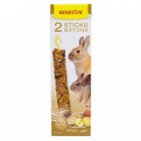 BENELUX Roedores Barritas Bizcocho y Frutas Xxl 2 Uds