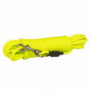 DUVO Perro Correa Adiestramiento Redonda Amarilla 10 M