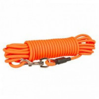 DUVO Perro Correa Adiestramiento Redonda Naranja 10 M