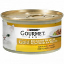 GOURMET Gato Gold Bocaditos Pollo E Higado 85 Gr