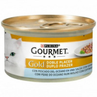 GOURMET Gato Gold Pescado y Espinaca 85 Gr