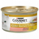GOURMET Gato Gold Bocaditos Salmon y Pollo 85 Gr