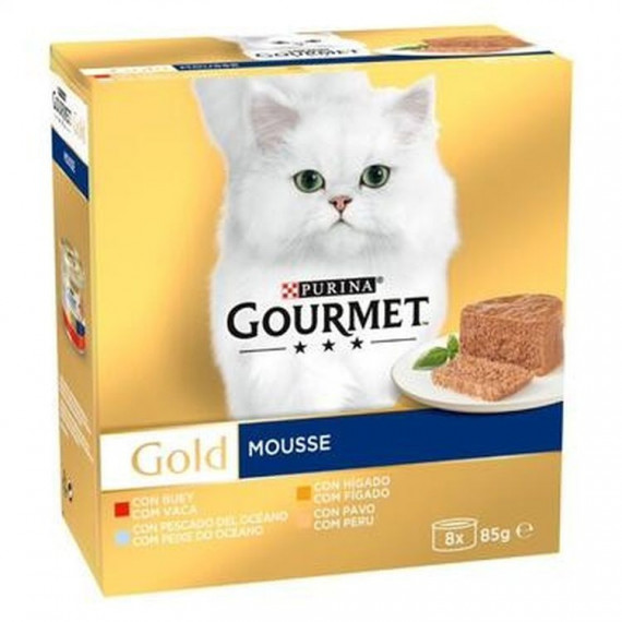 GOURMET Gato Gold Mousse Surtido 8X85 Gr