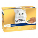 GOURMET Gato Gold Mousse Surtido 12X85 Gr