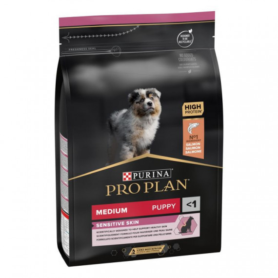 PROPLAN Perro Puppy Medium Sensitive Skin Salmon 3 Kg